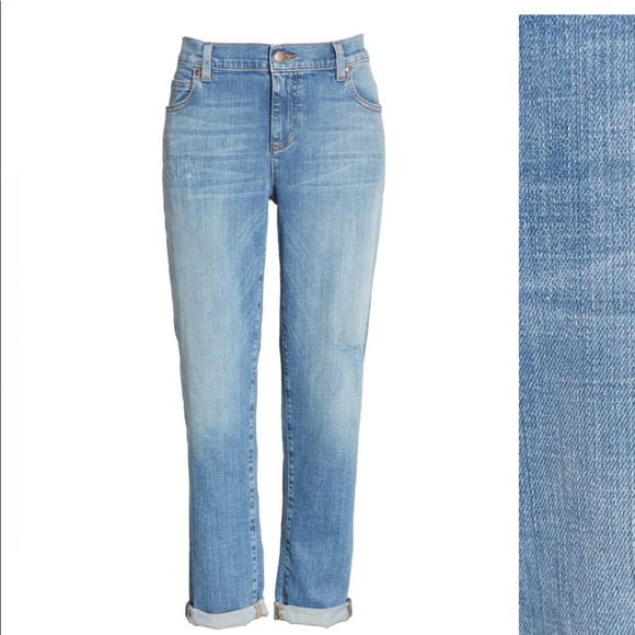 Eileen Fisher Denim - EILEEN FISHER Organic Cotton Crop Boyfriend Jeans